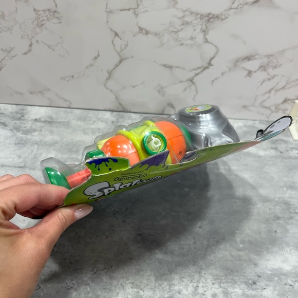New 2017 Jakks Nintendo Splatoon Splattershot Mini Blaster Gun Set slime goggles - Picture 10 of 13
